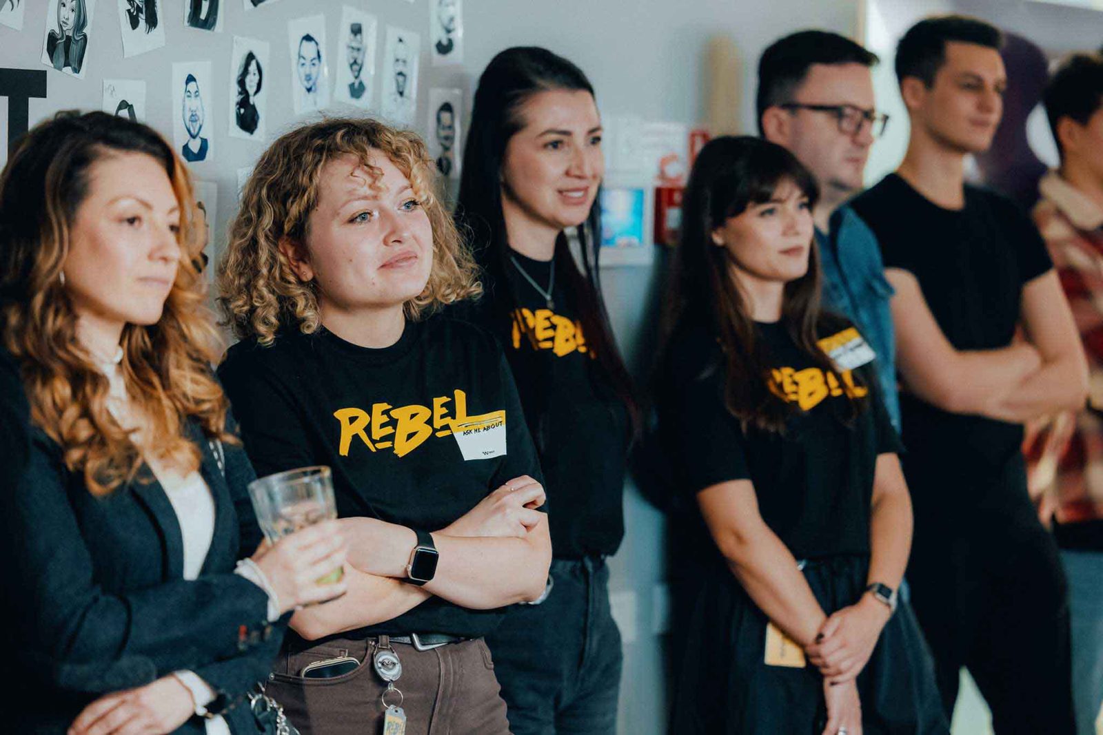 RebelDot colleagues at a team gathering